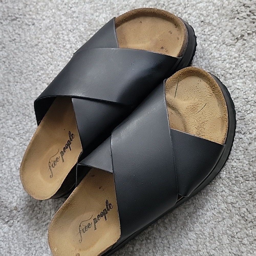Free People Sidelines Flatform Sandals size 37 - Picture 2 of 6